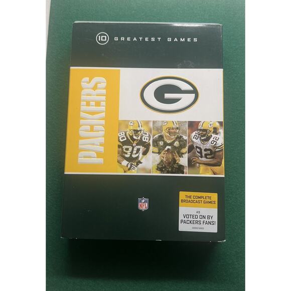 Green Bay Packers: 10 Greatest Games‎ (DVD) Used Untested - Picture 1 of 7